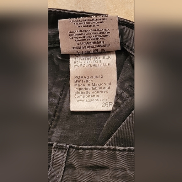 Adriana Goldschmied Women's Black Jeans Size 26r - Picture 8 of 9